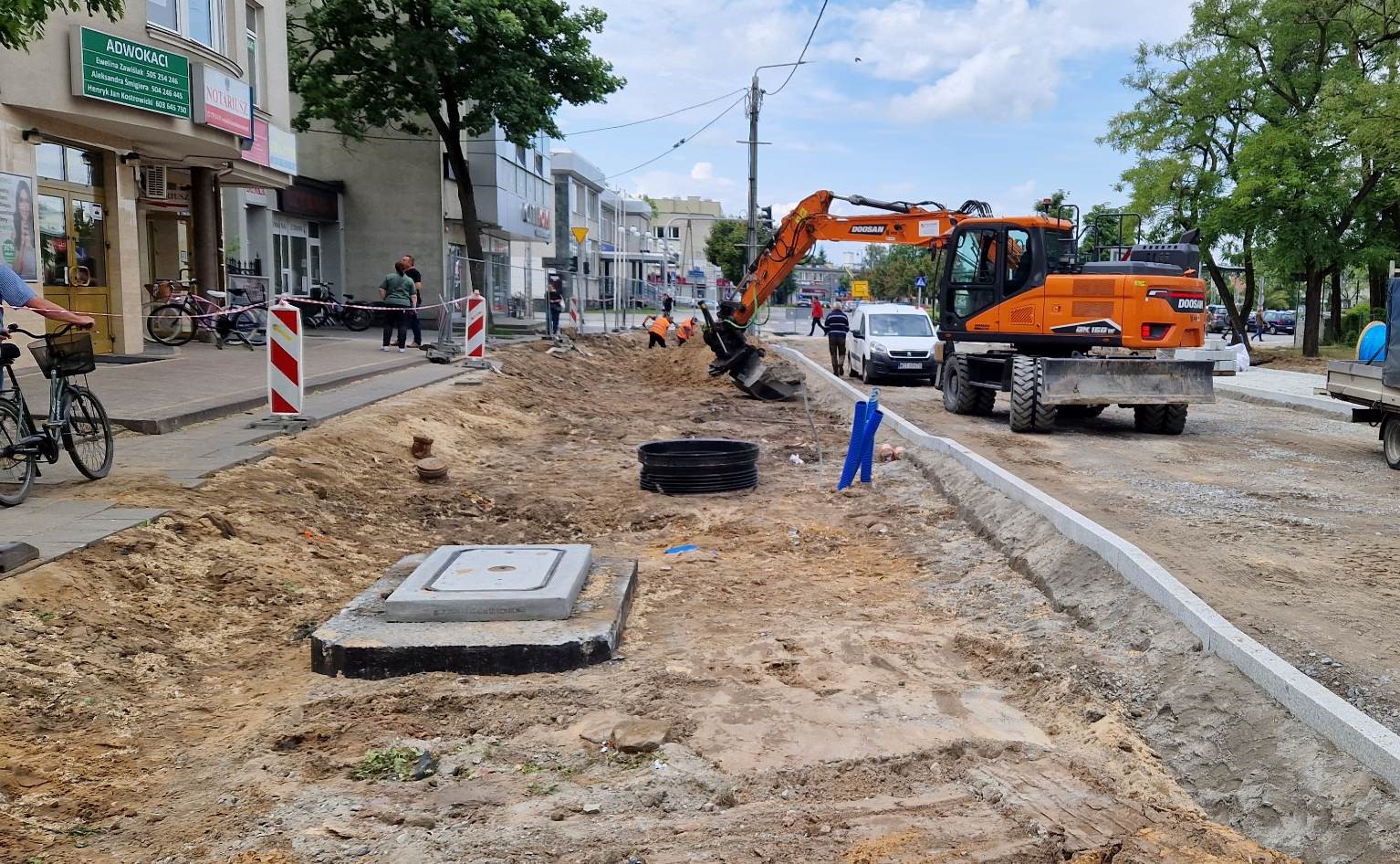 Budowa kolejnego ronda w centrum Otwocka Kiedy zamkną skrzyżowanie